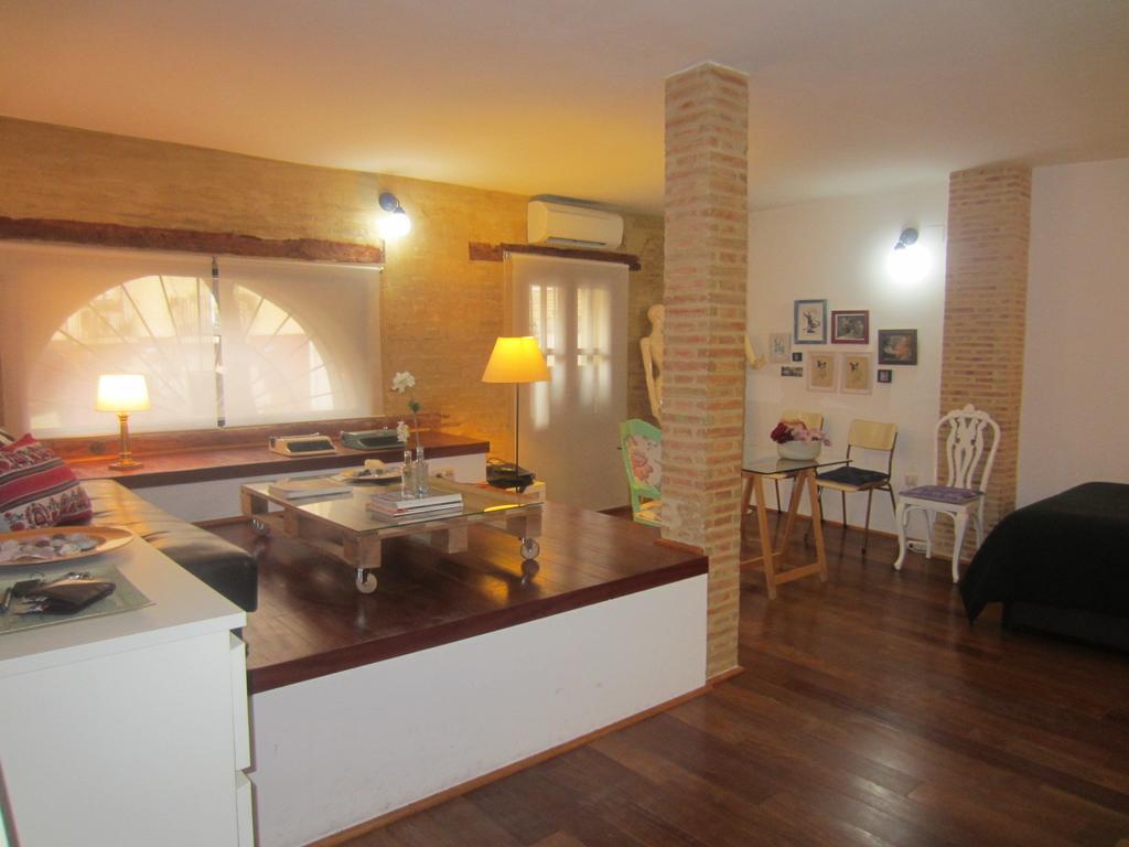 Living Valencia Studio Serranos Daire Oda fotoğraf